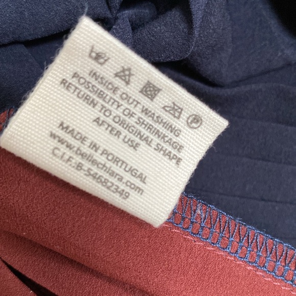 Belle Chiara girls pleated navy midi skirt - Picture 8 of 10